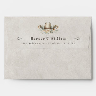 Enveloppe mariage de cowboy casquette mariage d'adresse de p