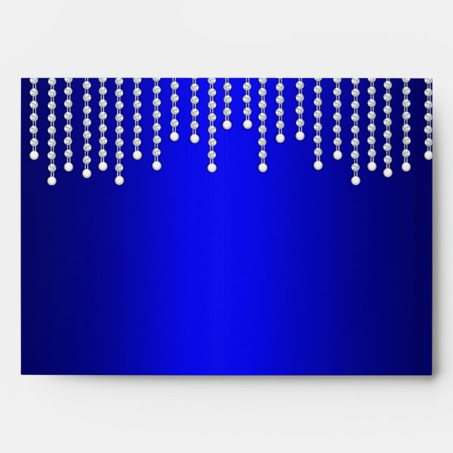 Enveloppe Mariage de diamants et de perles (Devant)