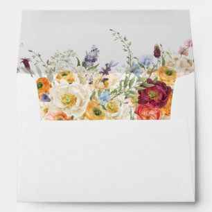 Enveloppe MARIAGE de fleurs magnifiques