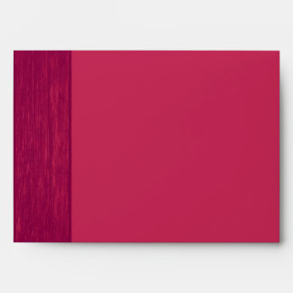 Enveloppe Mariage de grains de bois rose/rose