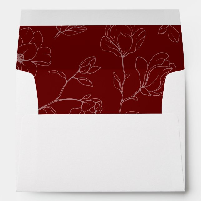 Enveloppe Mariage de la Bourgogne (Dos (Bas))
