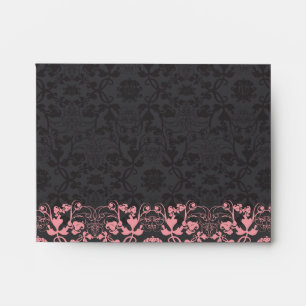 Enveloppe Mariage de la licence de dentelle Damask
