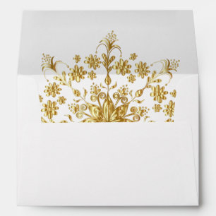Enveloppe Mariage de Mandala d'or d'été
