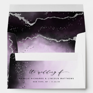 Enveloppe Mariage de moody Ultra Violet Ombre