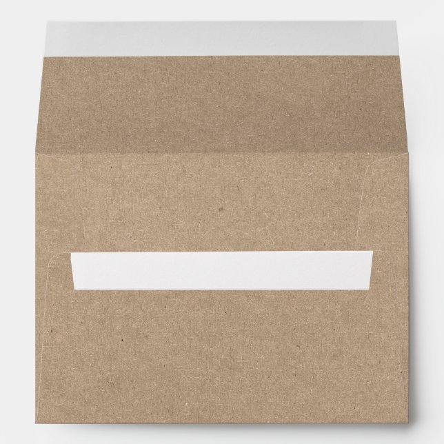 Enveloppe Mariage de style Kraft (Dos (Bas))