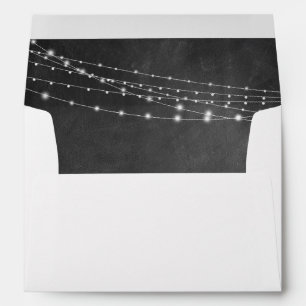 Enveloppe Mariage de tableau de bord blanc brillant