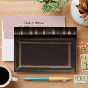 Enveloppe Mariage du château princesse Storybook