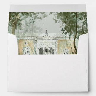 Enveloppe Mariage du château vert