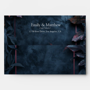 Enveloppe Mariage du jardin de minuit enchanté