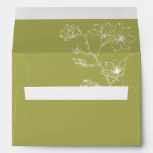 Mariage Élégant aux Fleurs Vert Olive et Blanc