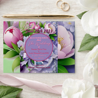 Enveloppe Mariage Env. Violet(Horizon F)RFPMDesigns 6 h ©️ 2