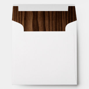 Enveloppe Mariage Felt & Rustic Dark Wood