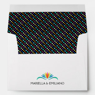 Enveloppe Mariage Fiesta Dots