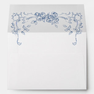 Enveloppe Mariage Floral de la Renaissance