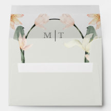 Mariage floral de tulipes botaniques à l'aquarelle