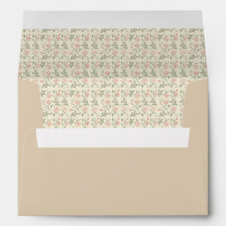 Enveloppe Mariage floral douce
