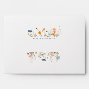 Enveloppe Mariage floral élégant