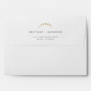 Enveloppe Mariage Gold Moon