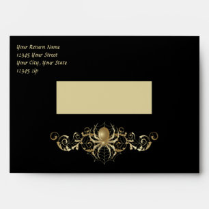 Enveloppe Mariage Gold Spider