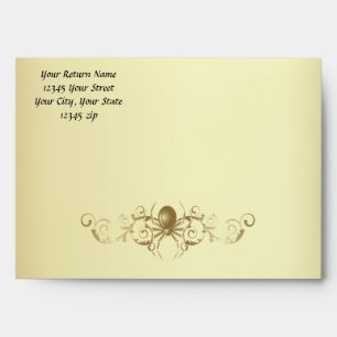 Enveloppe Mariage Gold Spider