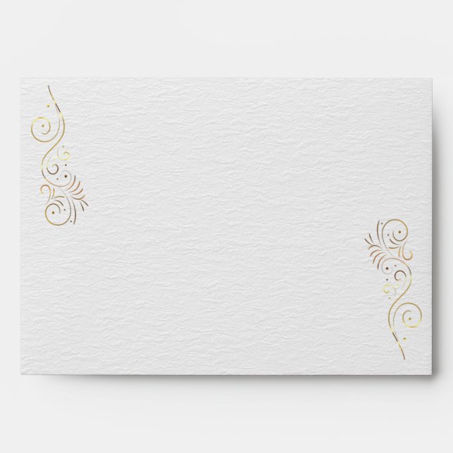 Enveloppe Mariage luxueux et raffiné (Devant)