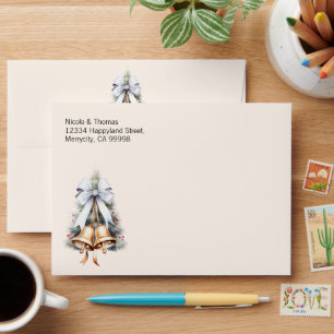 Enveloppe mariage, Mariage de Noël
