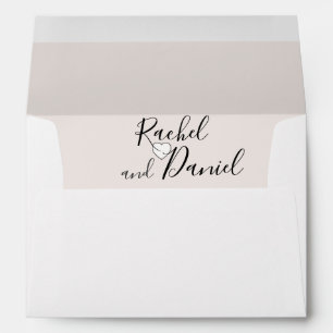Enveloppe Mariage moderne