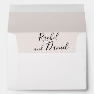 Enveloppe Mariage moderne