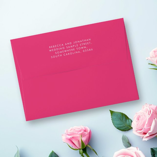 Enveloppe Mariage moderne à chaud minimale (Créateur téléchargé)