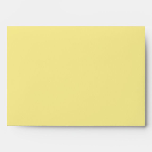 Enveloppe Mariage moderne Chevron Jaune/Gris (Devant)