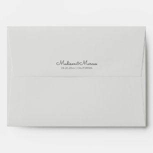 Enveloppe Mariage moderne et élégant