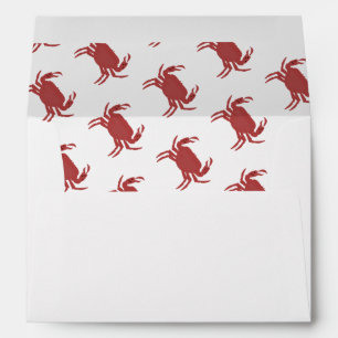 Enveloppe Mariage Motif Broil Bouillabaisse Fines Crevettes