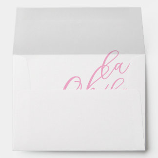 Enveloppe Mariage Parisien Oh La La
