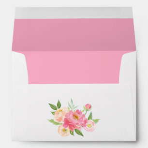 Enveloppe Mariage Pastel Pink Printemps