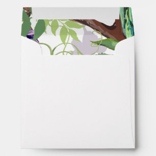 Enveloppe Mariage Peacock