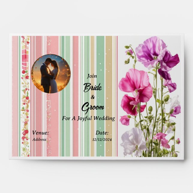 Enveloppe Mariage personnalisée (Devant)