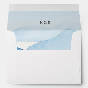 Enveloppe Mariage préadressé à Blue Mountain Range