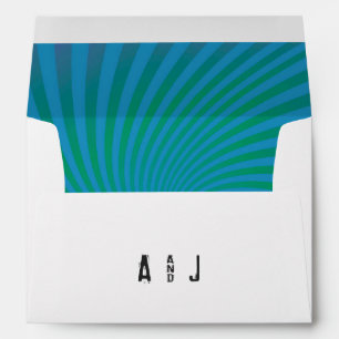 Enveloppe Mariage Rock and Roll