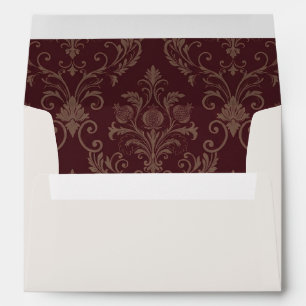 Enveloppe Mariage Royal Bourgogne Vintage