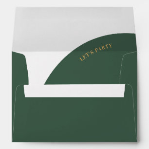 Enveloppe Mariage Sage Green et Gold Arch