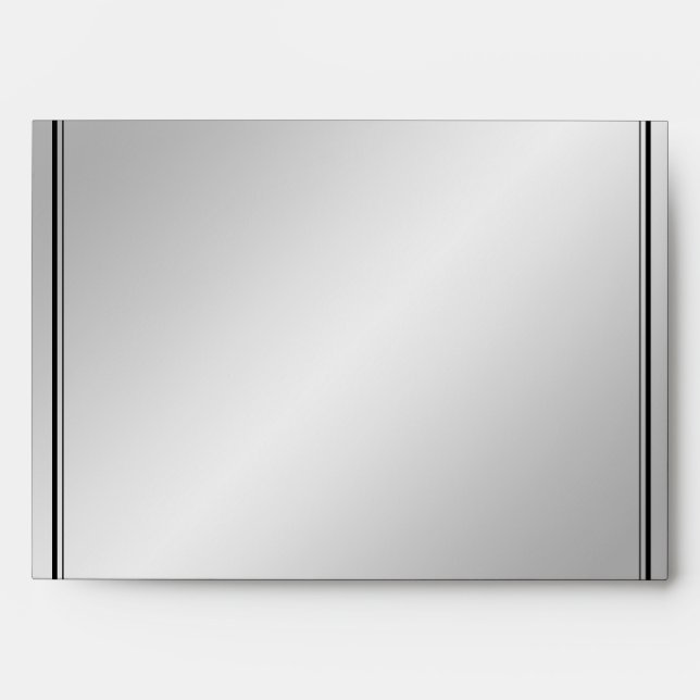 Enveloppe Mariage Silver Elegance (Devant)