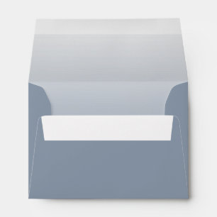 Enveloppe Mariage simple Dusty Blue