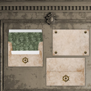 Enveloppe Mariage victorien Steampunk