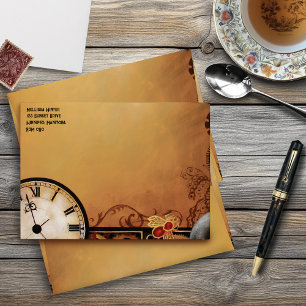 Enveloppe Mariage victorien Steampunk