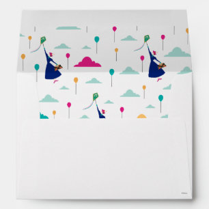 Enveloppe Marie Poppins  La magie remplit le Motif de l'air