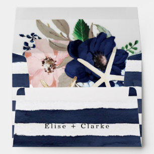 Enveloppe Marina Nautique Floroms Marine Blush Pink Mariage