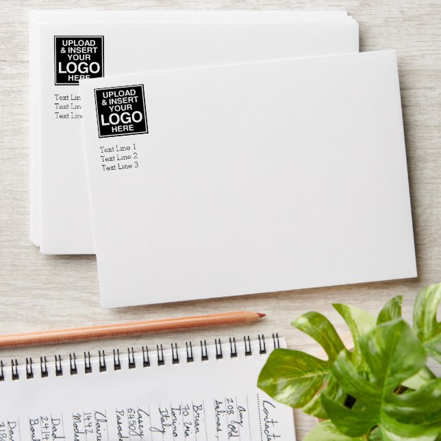 Enveloppe Marque professionnelle de base - Logo Office (Stacked)