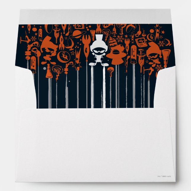 Enveloppe MARVIN THE MARTIAN™ Armes de destruction massive (Dos (Bas))