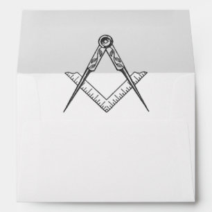 Enveloppe Masonic Freemason Masonry Adresse de retour
