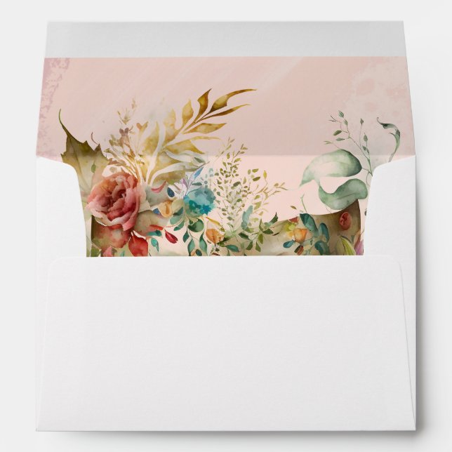 Enveloppe masque vénitien (Dos (Bas))